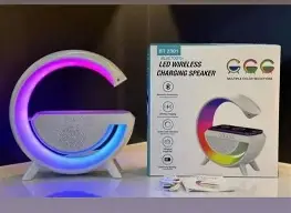 LED Speaker with Wireless Charger